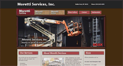 Desktop Screenshot of morettiservices.com